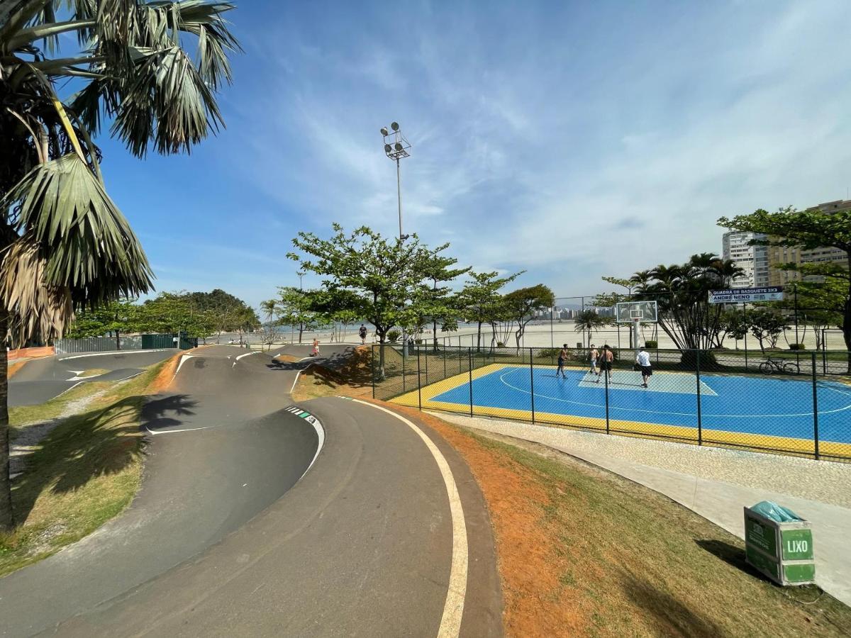 Pé na Areia em Santos! Que Vista!!! Appartamento Santos  Esterno foto