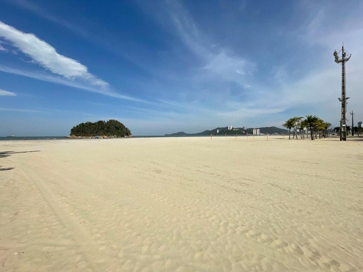 Pé na Areia em Santos! Que Vista!!! Appartamento Santos  Esterno foto